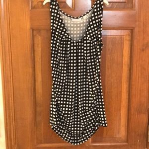 New York and Company - black and white top